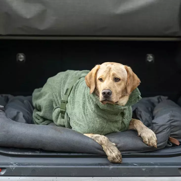 Medea Eco kylpytakki XXS, oliivi - Pyyhkeet ja kylpytakit - 003797 - 1