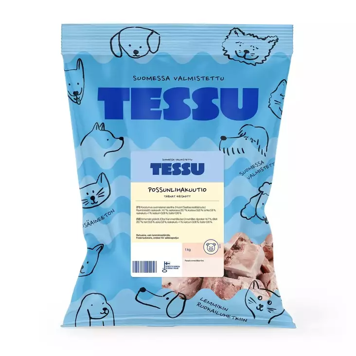 Kotimainen pakastettu possunlihakuutio - Sika - 4117 - 1