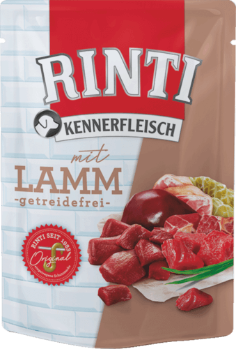 Rinti Kennerfleisch Lammas 400g - Koiran märkäruoat ja makkarat - 5157 - 1