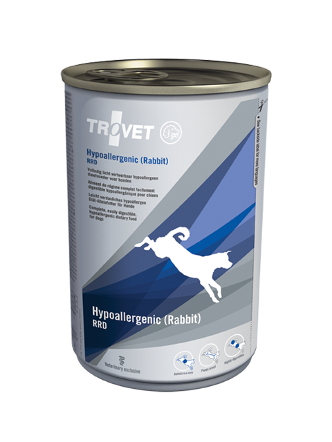 Trovet RRD Hypoallergenic kani-riisi 400 g koiran märkäruoka - Koiran märkäruoat ja makkarat - 004557 - 1