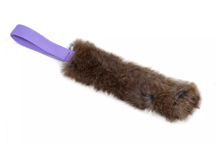 Kanivetolelu kahvalla - Aitoa karvaa sisältävät lelut - 004297 - 1