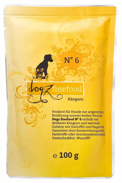 Dogz Finefood N°6 kenguru - Koiran märkäruoat ja makkarat - 103738 - 1