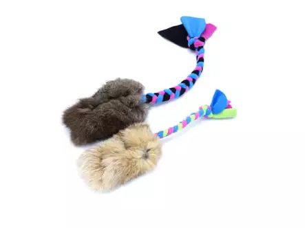 havohravo fleece rabbit kaninkarvavetolelu - Aitoa karvaa sisältävät lelut - 41108 - 1