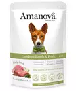 Amanova Lucious Lamb & Pork - Koiran märkäruoat ja makkarat - 004548 - 1