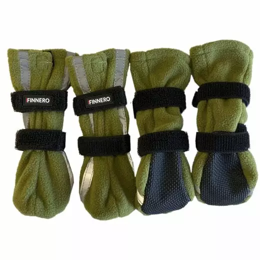 Halla koiran fleecetossut heijastimella vihre=C3=A4 - Tossut ja kengät - 29168 - 1