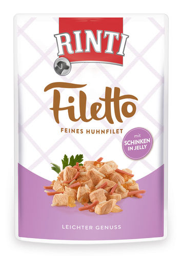 Filetto kana & kinkku hyytelössä 100g - Koiran märkäruoat ja makkarat - 6168 - 1