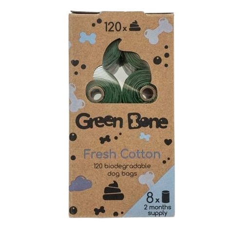 Green Bone biohajoavat kakkapussit, puuvilla - Kakkapussit ja tarvikkeet - 29048 - 1