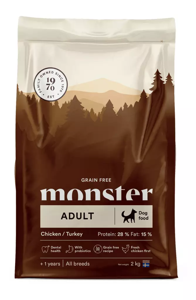 Viljaton koiranruoka aikuiselle koiralle Monster Grain Free Chicken - Monster - 27648 - 1