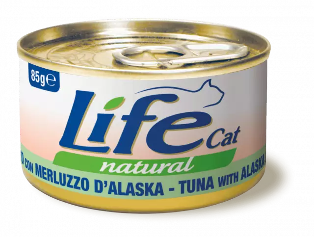 Tonnikala ja alaskanseiti 85g purkki - Kissan märkäruoat - 9098 - 1