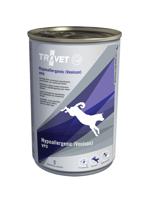 Trovet VPD Hypoallergenic peura-peruna 400 g märkäruoka koirille - Koiran märkäruoat ja makkarat - 004558 - 1