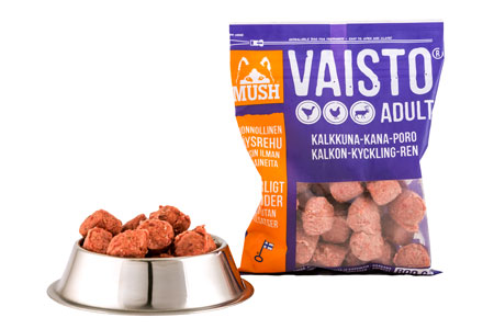 Vaisto® Liila kalkkuna-kana-poro 800 g - Raaka-ateriat - 102538 - 1