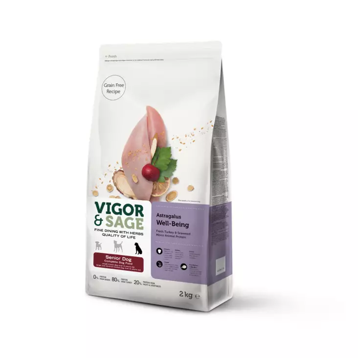 Vigor & Sage Well-Being Astragalus Senior Dog - Vigor&Sage - 43978 - 1