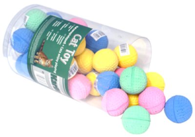 Kissanlelu Golfpallo pehmeä 4cm - Pallolelut - 101259 - 1