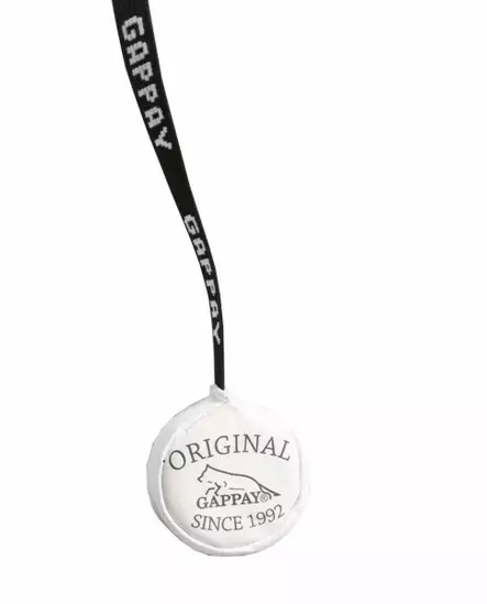 Nahkakiekko 4,5 x 6,5 cm nauhalla - Narupallot ja pallot - 6759 - 1