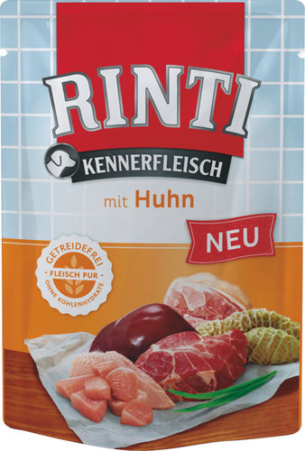 Rinti Kennerfleisch Kana 400g - Koiran märkäruoat ja makkarat - 5159 - 1
