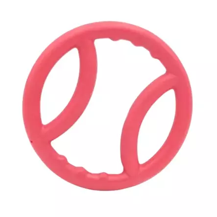 Zippy Tuff Squeakie Ring pinkki purulelu koiralle - Kumilelut - 004449 - 1