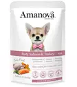 Amanova Tasty Turkey & Salmon - Koiran märkäruoat ja makkarat - 004549 - 1