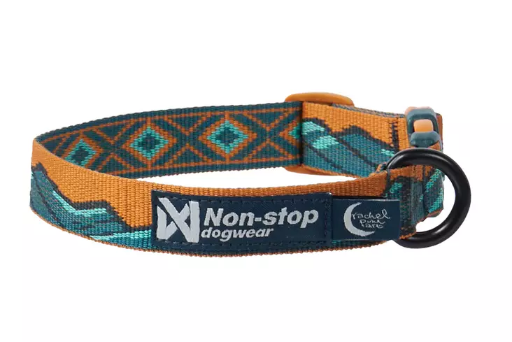 Trail quest collar Rachel Pohl edition, teal/oak - Pistolukko- ja solkipannat - 42729 - 1