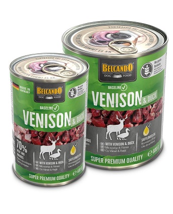 Belcando Baseline riista ja ankka koiran m=C3=A4rk=C3=A4ruoka 400g - Koiran märkäruoat ja makkarat - 5969 - 1