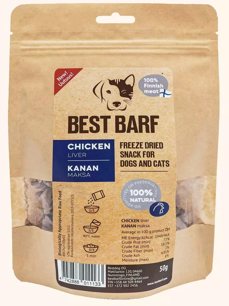 best barf kanan maksa - Kuivatut lihaherkut - 5929 - 1