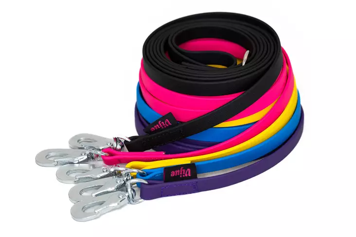 Biothane-talutin BGB-lukolla, 12 mm x 200 cm - Biothane- ja hexataluttimet - 27579 - 1