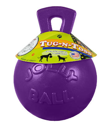 Jolly Tug-n-Toss kahvakuula, lila - Pallot ja narupallot - 002309 - 1