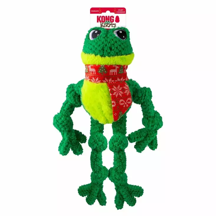 Kong Holiday Knots Frog - Pehmolelut - 20289 - 1