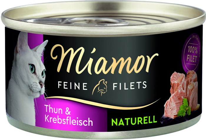 Miamor Fine Filets Naturelle tonnikala & rapu 80g - Miamor - 6839 - 1