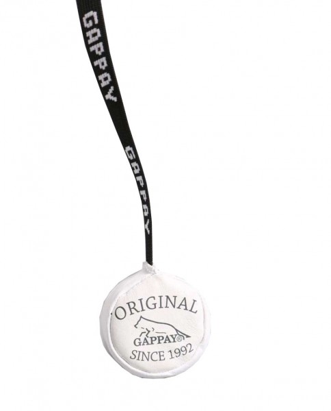 Nahkakiekko 4,5 x 6,5 cm nauhalla - Narupallot ja pallot - 6759 - 1