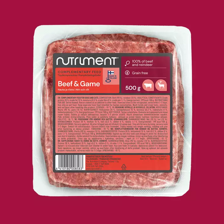 Nutriment Beef-Game 500 g - Nauta - 44039 - 1