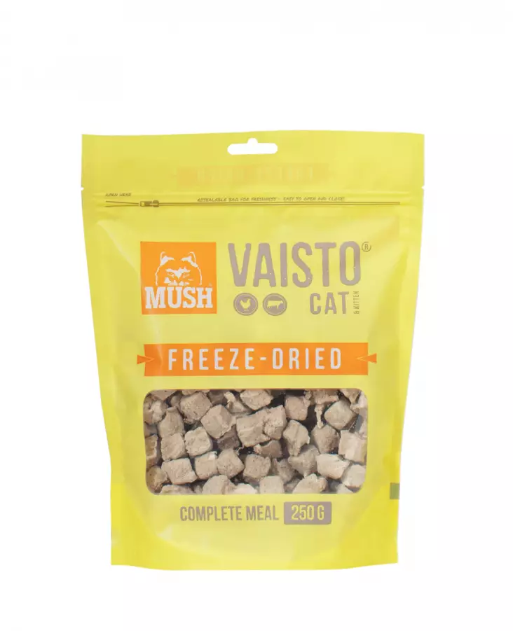 Vaisto Cat keltainen Freeze-dried, kana-nauta - Pakaste- ja ilmakuivatut kissanruoat - 4499 - 1