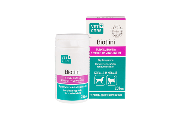 Vetcare Biotiini 250 tbl - Ihon- ja turkin hyvinvointi - 7539 - 1