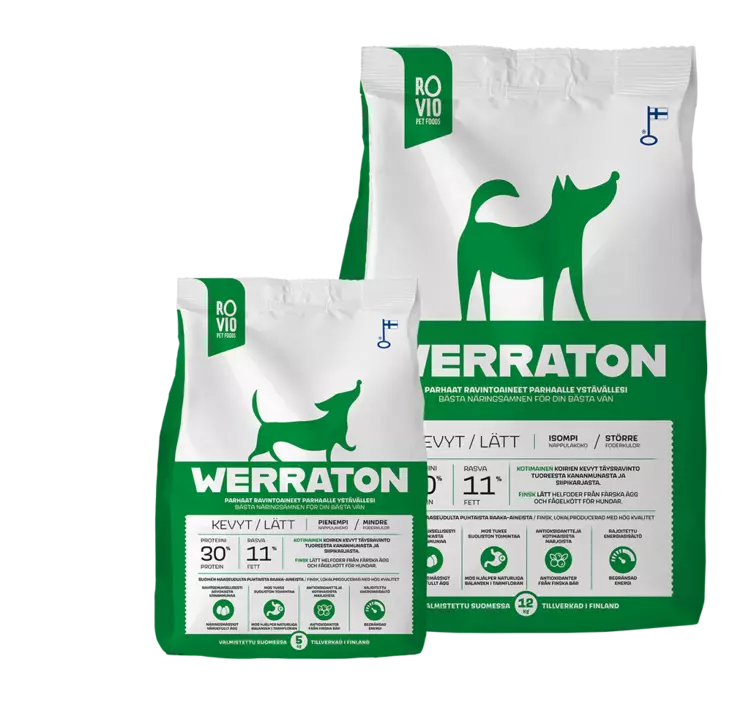 werraton kevyt kotimainen koiranruoka - Werraton - 41399 - 1