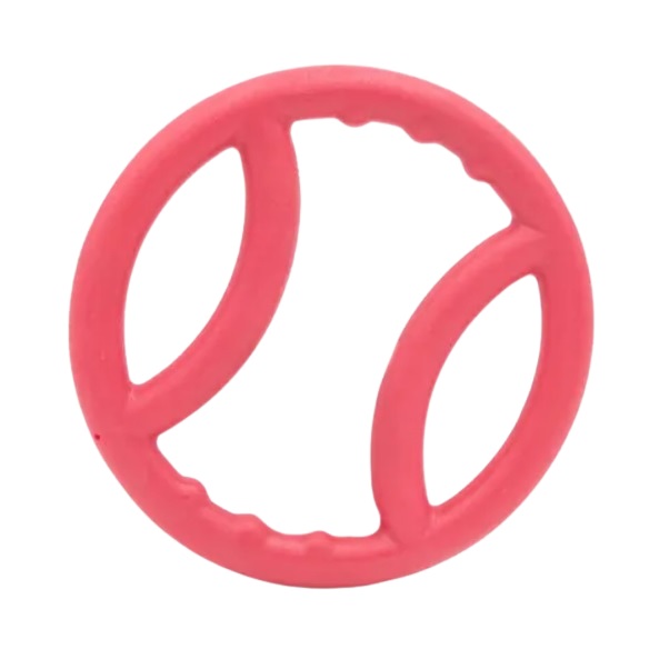 Zippy Tuff Squeakie Ring pinkki purulelu koiralle - Kumilelut - 004449 - 1